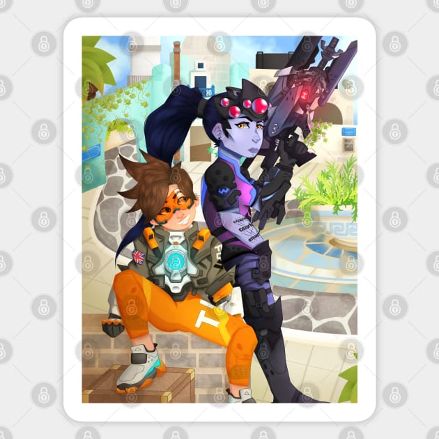 WidowTracer in Ilios Sticker by EmzGalaxy